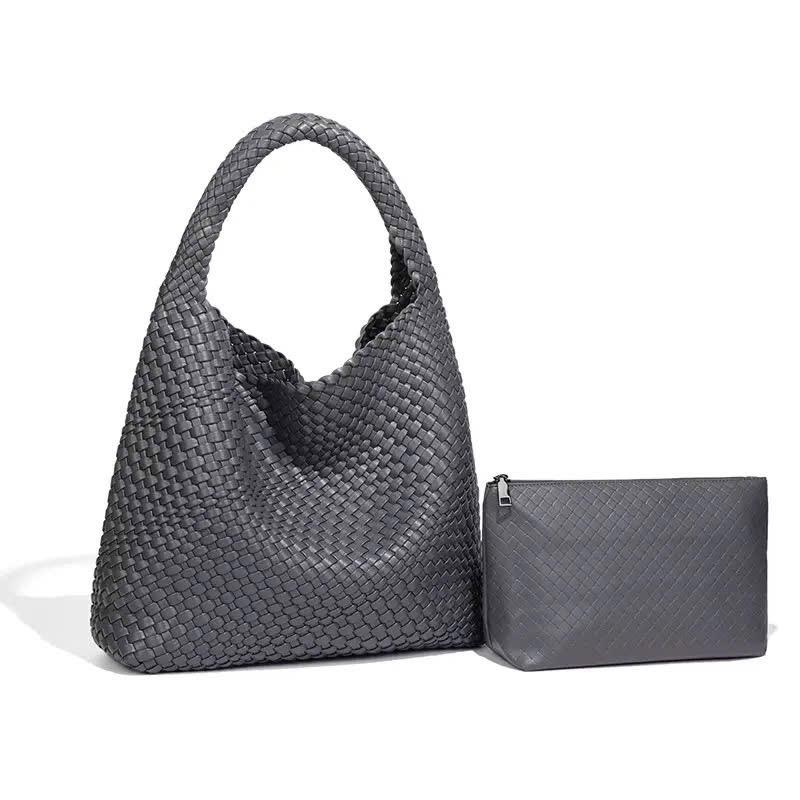 Túi Tote Đan Tông Tối - Ảnh 5